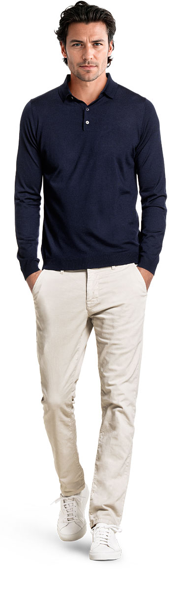 Blue Label Polo Buttons Long Sleeve