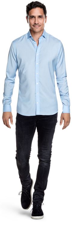 Joe Woven Shirt Light Blue