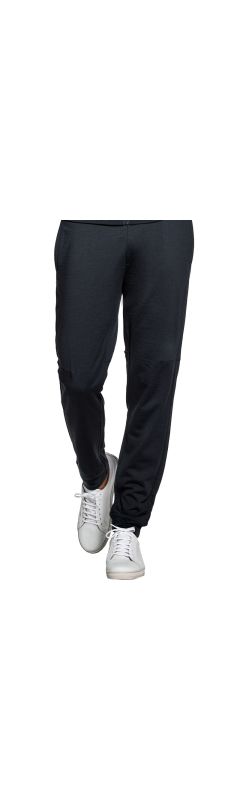 Sweatpants voor heren gemaakt van merinowol in het blauwgrijs