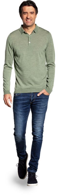 Riva Buttons Long Sleeve Agave Green