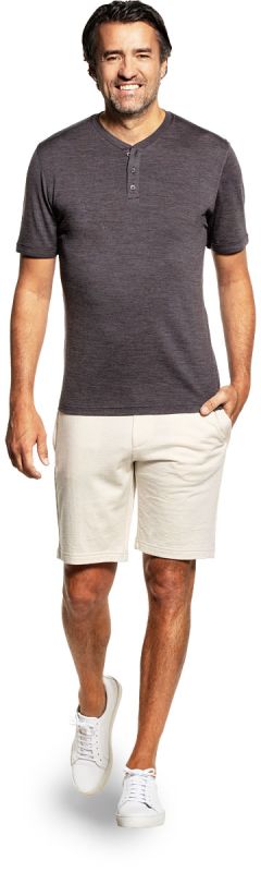 Shirt Henley Short Sleeve Interesting