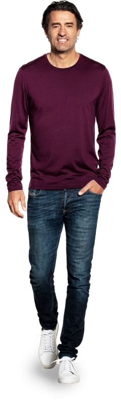 Shirt Long Sleeve Red Cabbage