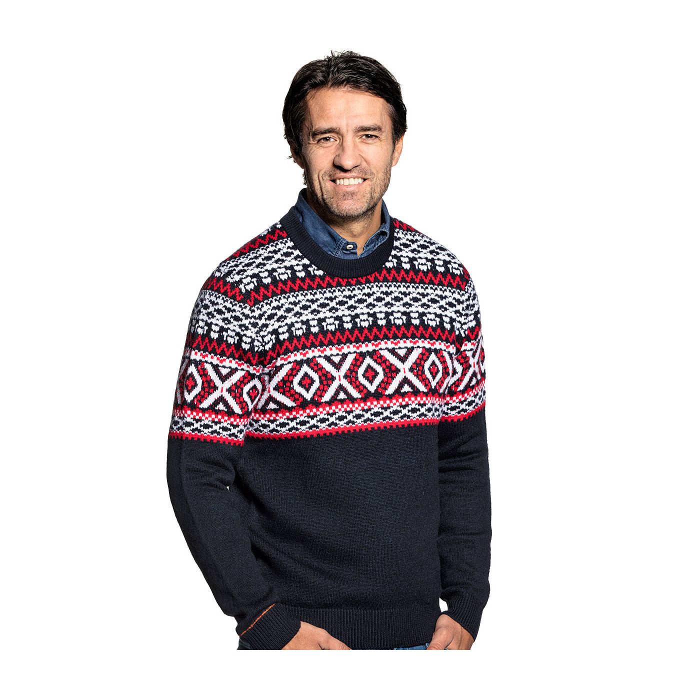 norweger pullover herren merinowolle