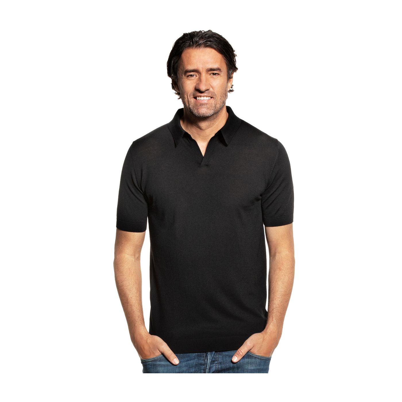 Joe Riva Short Sleeve Deep Black