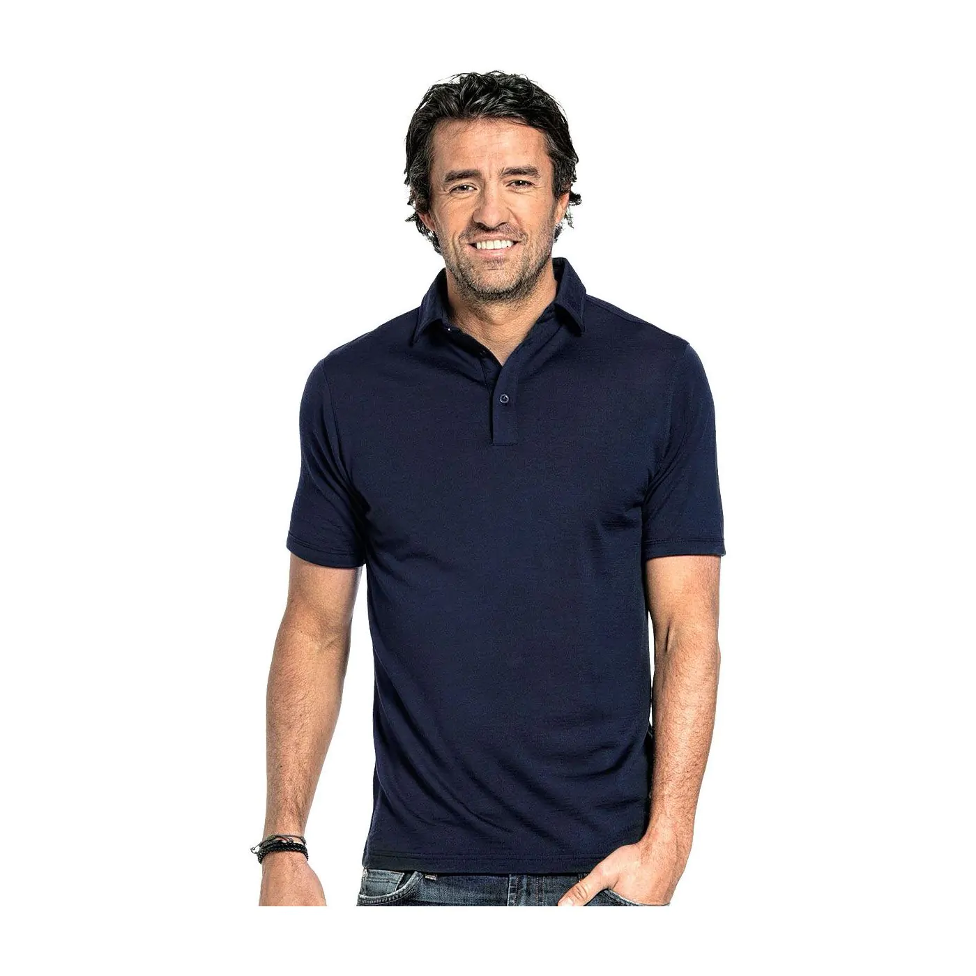 Navy blue outlet polo shirt