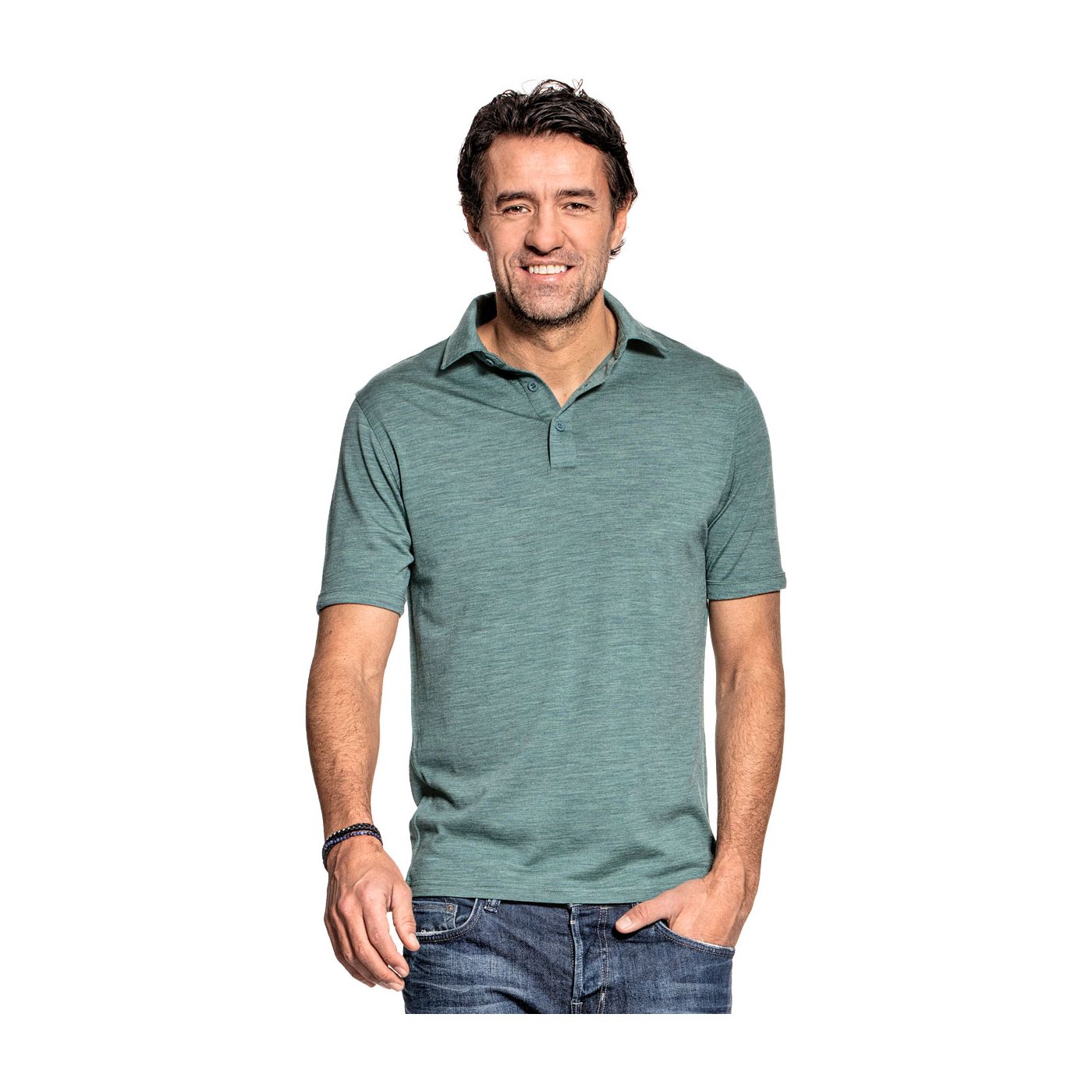 Shirt Polo Short Sleeve Cloud Forest