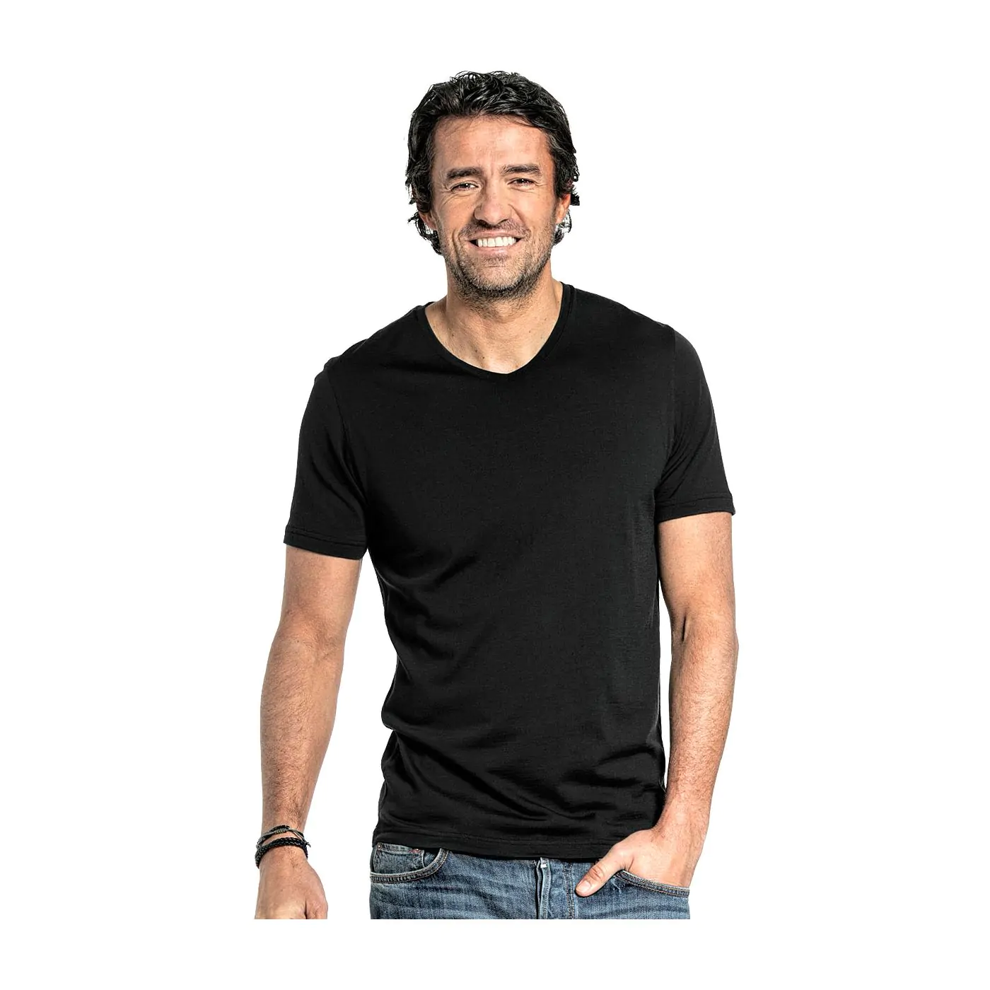 Joe Shirt V neck Deep Black