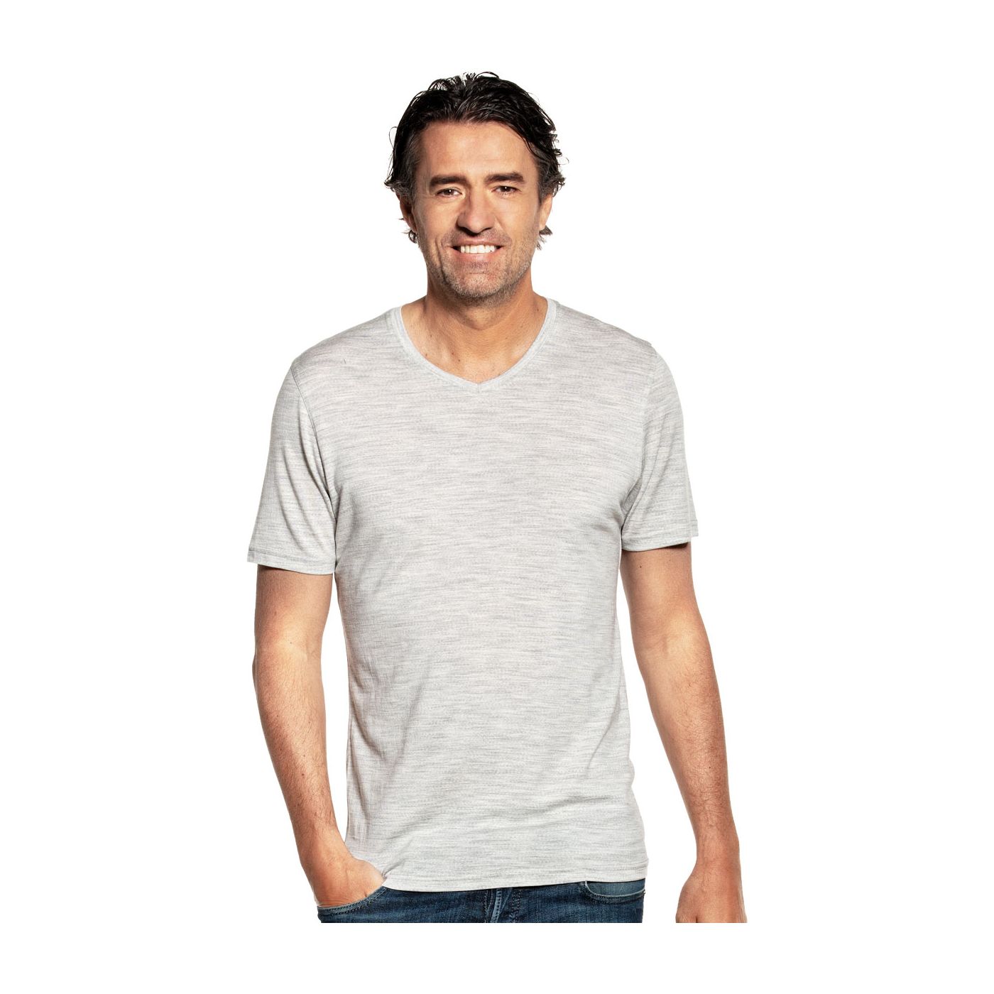 Joe Shirt V-neck Dover Grey