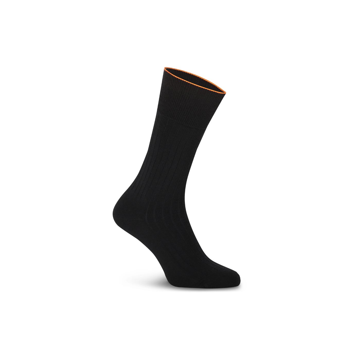 Joe Sock Rib Deep Black 3-Pack