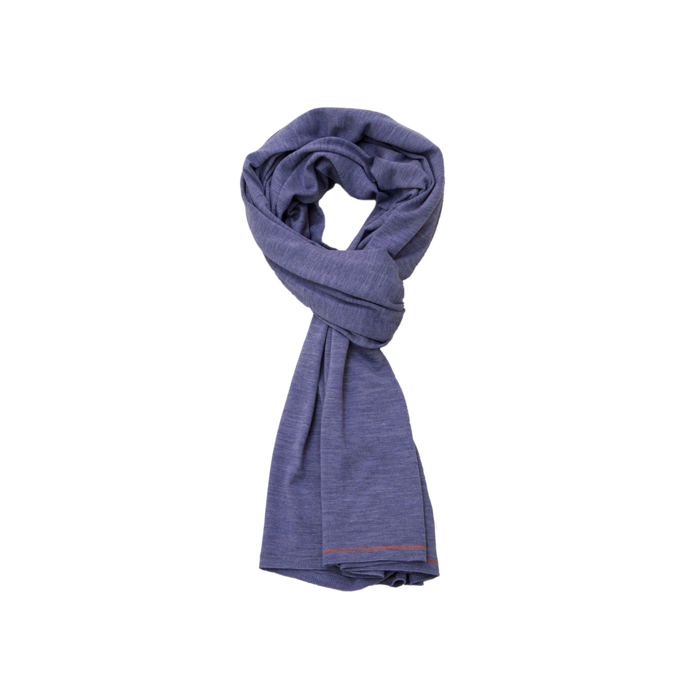 Scarf for men made of Merino wool in Purple