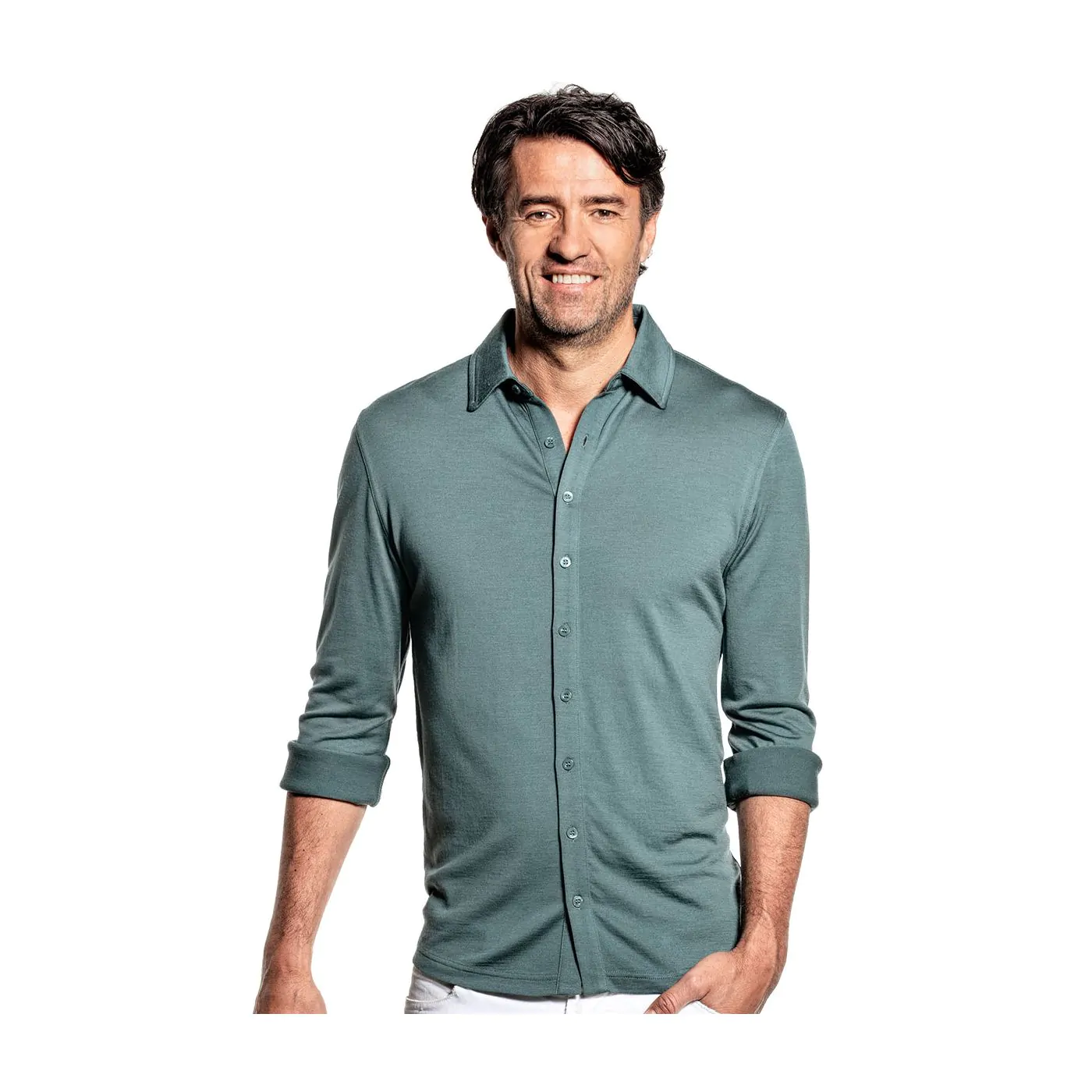 Groen sales overhemd mannen