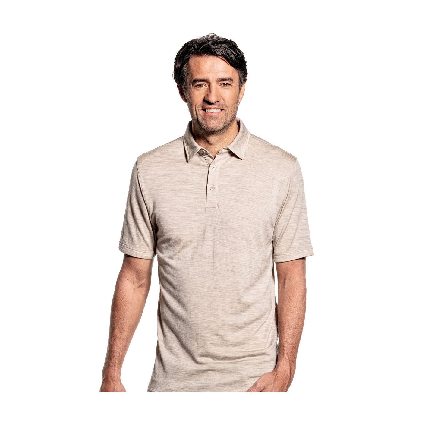 Joe Shirt Polo Short Sleeve Desert Beige