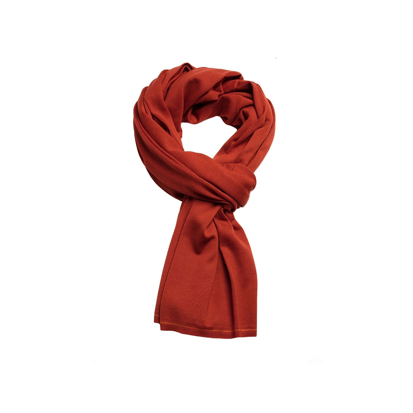 Sjaal voor mannen gemaakt van merinowol in het Oranje