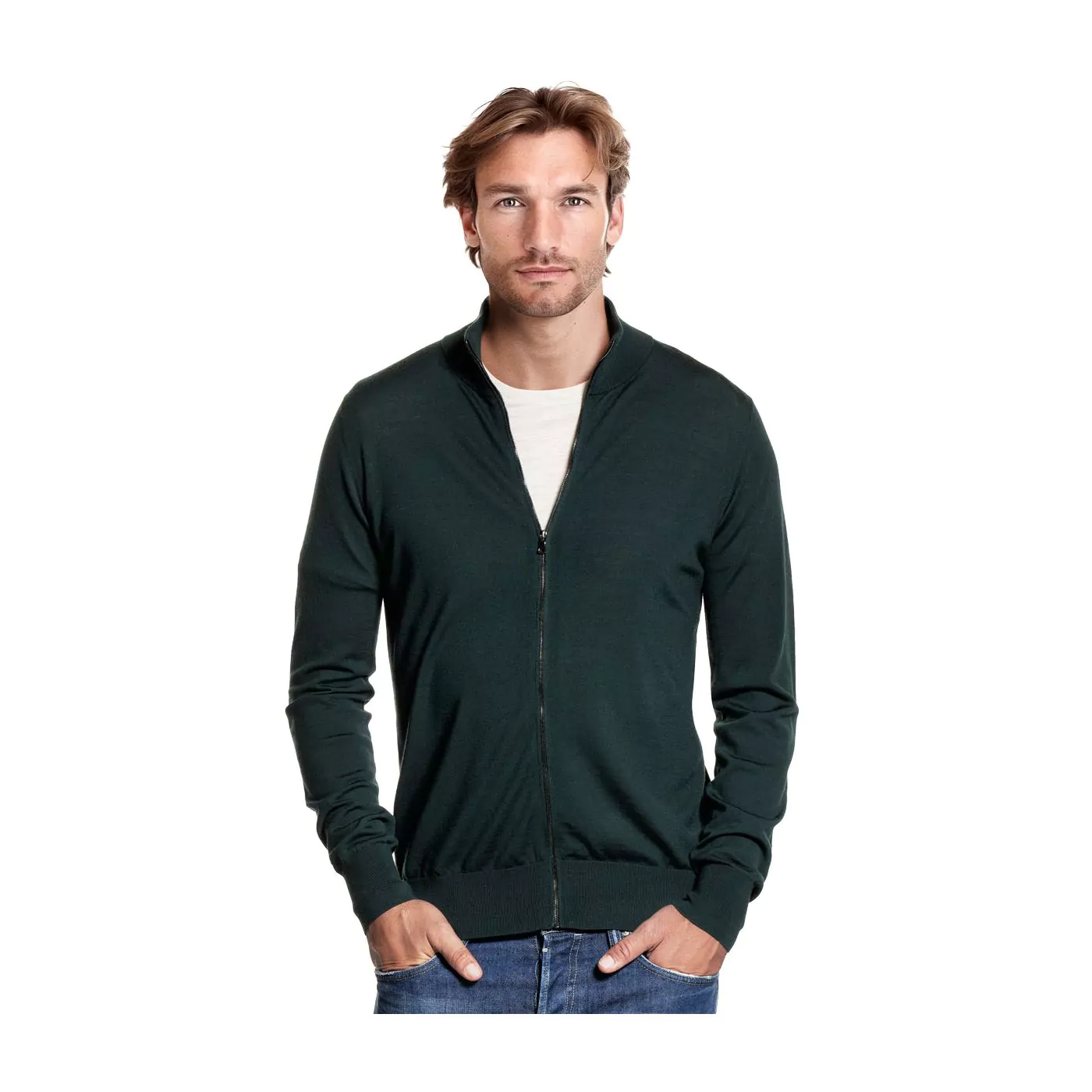 Racing green cardigan sale