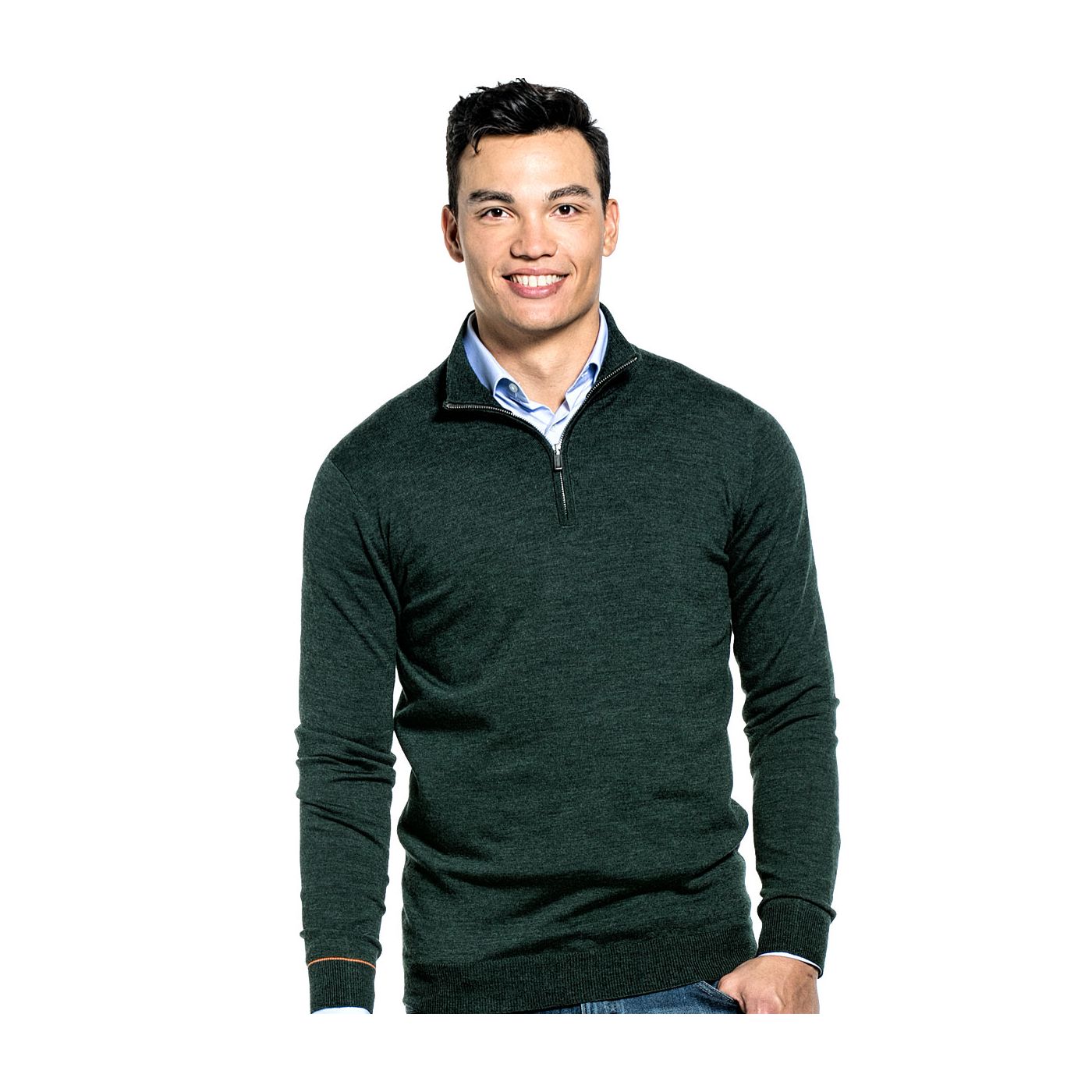 Joe Zip Extra Long British Green