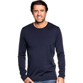 navy blue thermal shirt