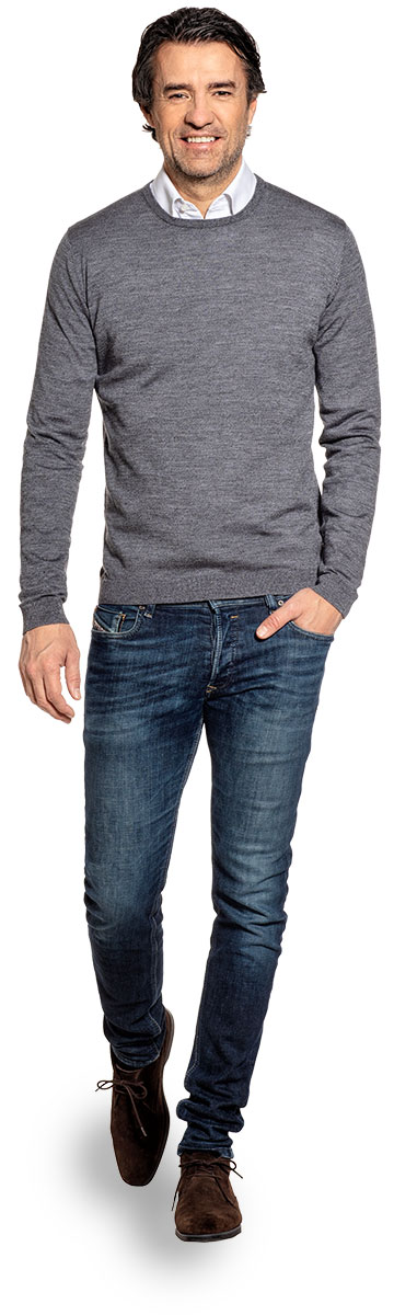 Joe Classic Crew Grey Charcoal