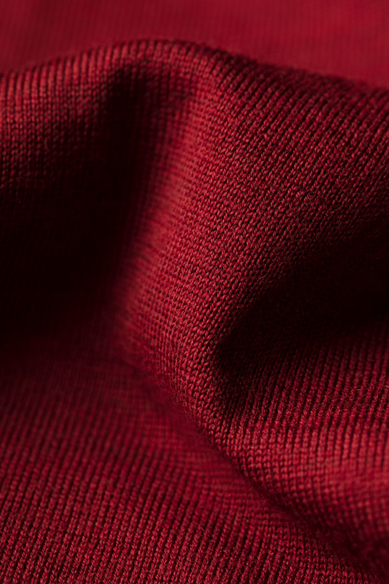 Joe Classic Crew Extra Long Burgundy Red