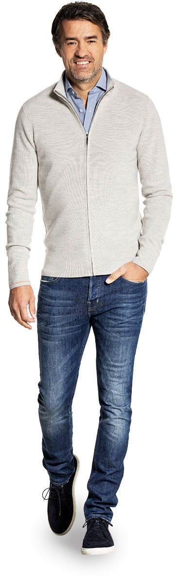 Joe Ribzip Dover Grey