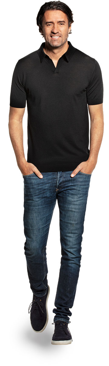 Joe Riva Short Sleeve Deep Black