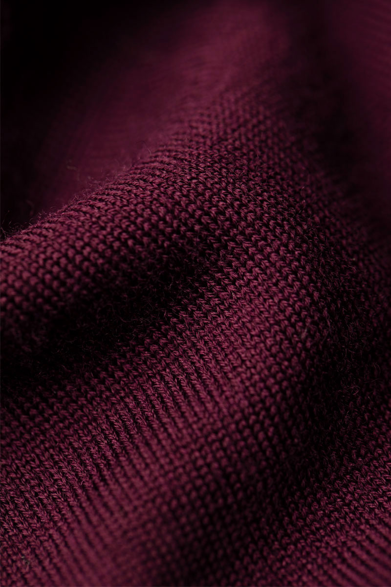 Joe Riva Cardigan Zip Red Cabbage