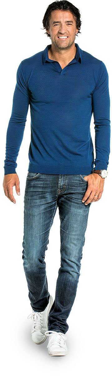 Joe Riva Long Sleeve Bright Navy