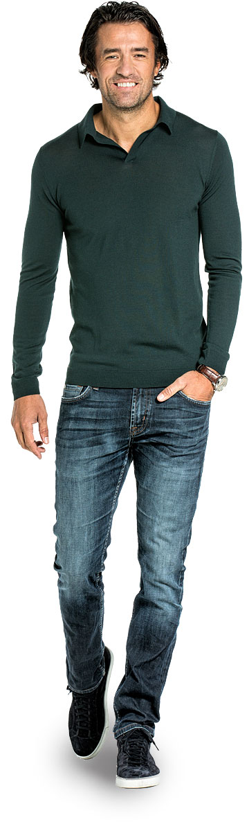 Joe Riva Long Sleeve Dark Green