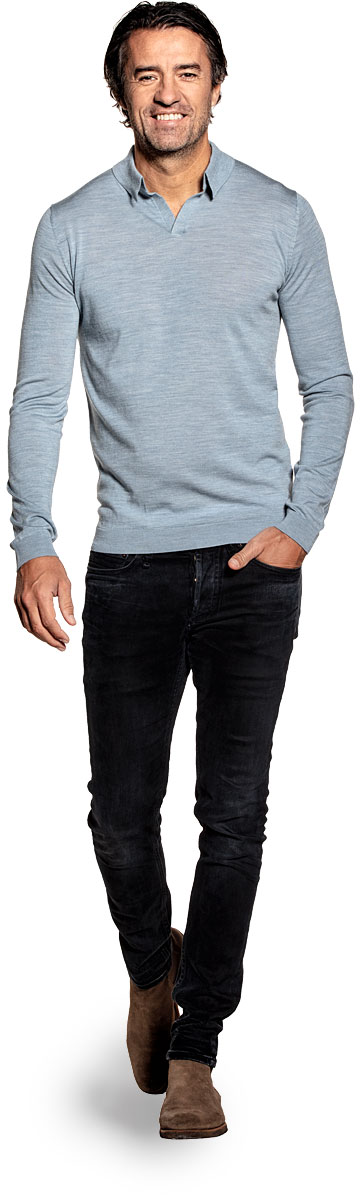 Riva Long Sleeve Hazy Blue