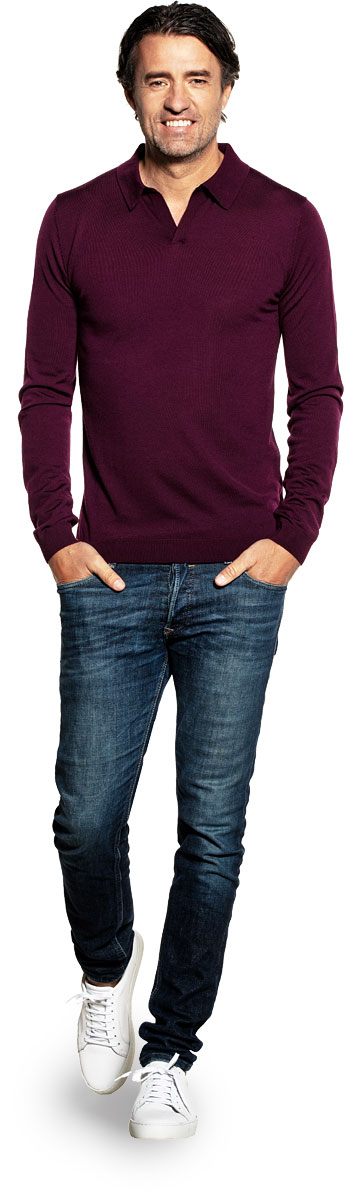 Joe Riva Long Sleeve Red Cabbage