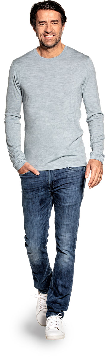 Shirt Long Sleeve Hazy Blue