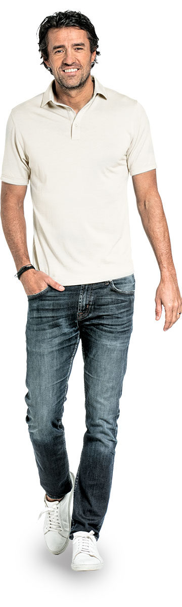 Joe Shirt Polo Short Sleeve Wool White