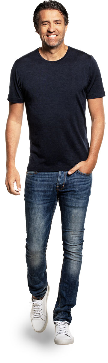 Joe Shirt Round Neck True Navy