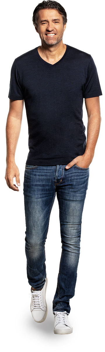 Joe Shirt V-neck True Navy