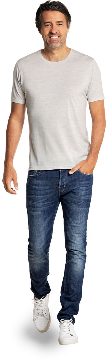 Shirt Round Neck Clean Cement