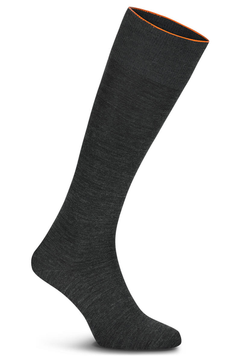 Sock Fine Extra Long Antra Grey 2 Pack