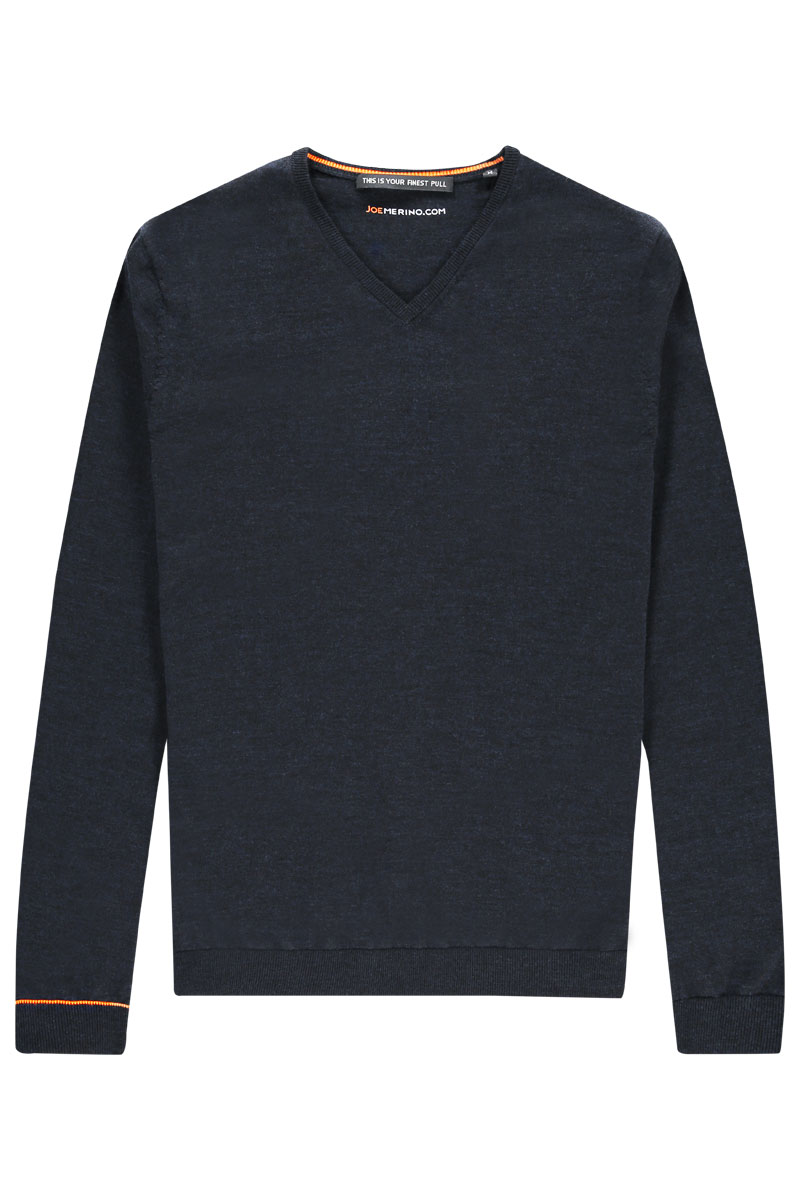 Joe V-Neck Blue Whale