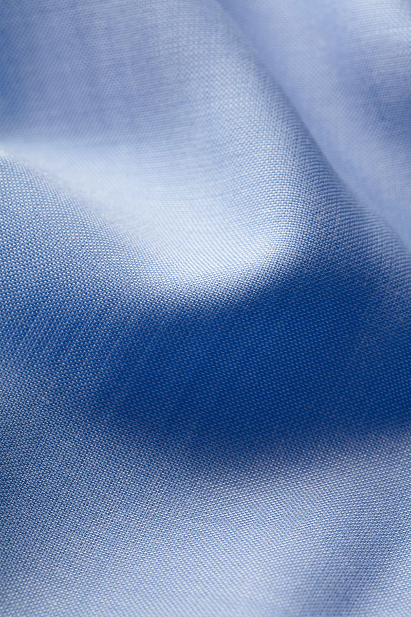 Joe Woven Shirt Extra Long Chambray Light Blue 
