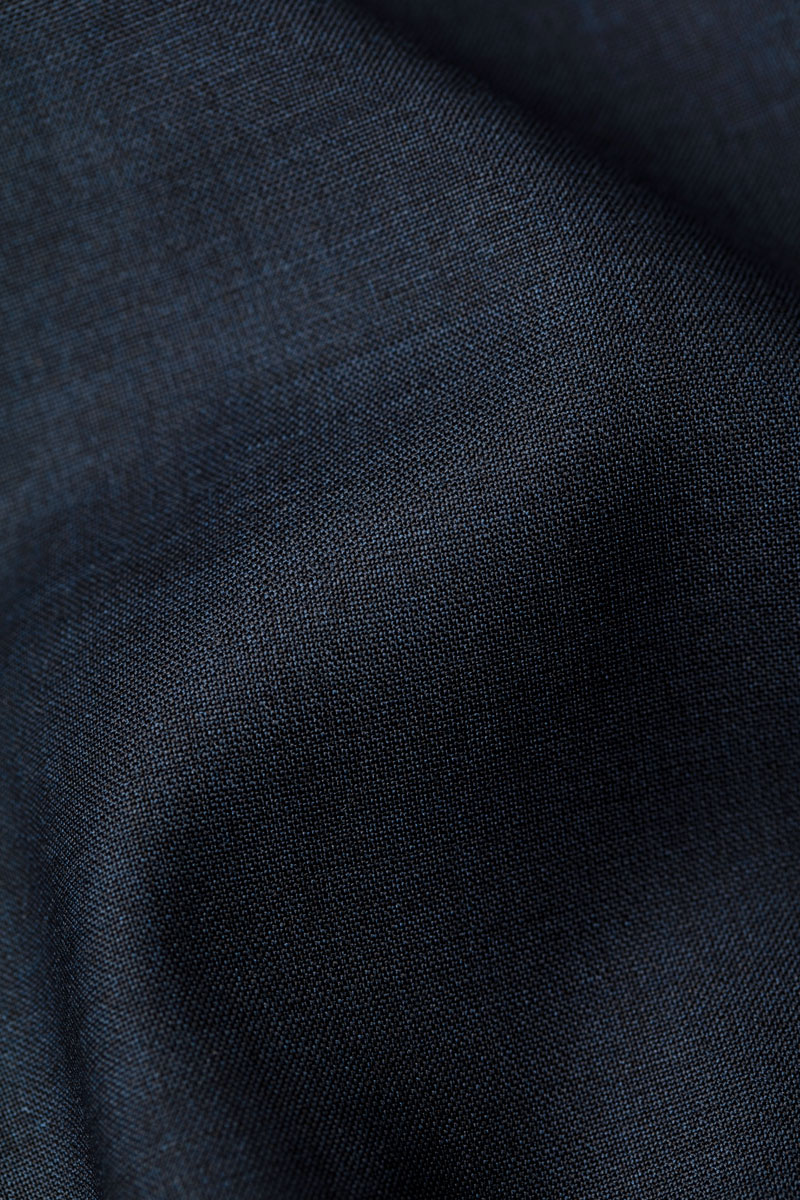 Joe Woven Shirt Extra Long Navy Blue