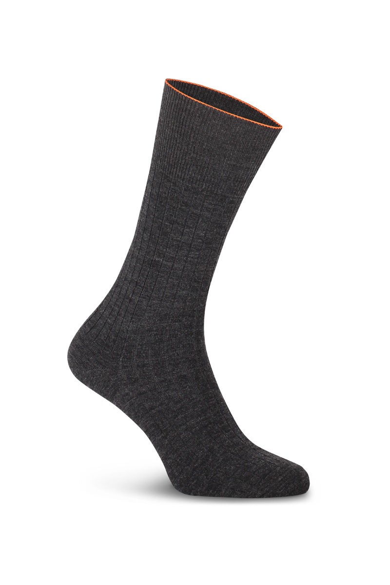 Joe Sock Rib Antra Grey 3-Pack