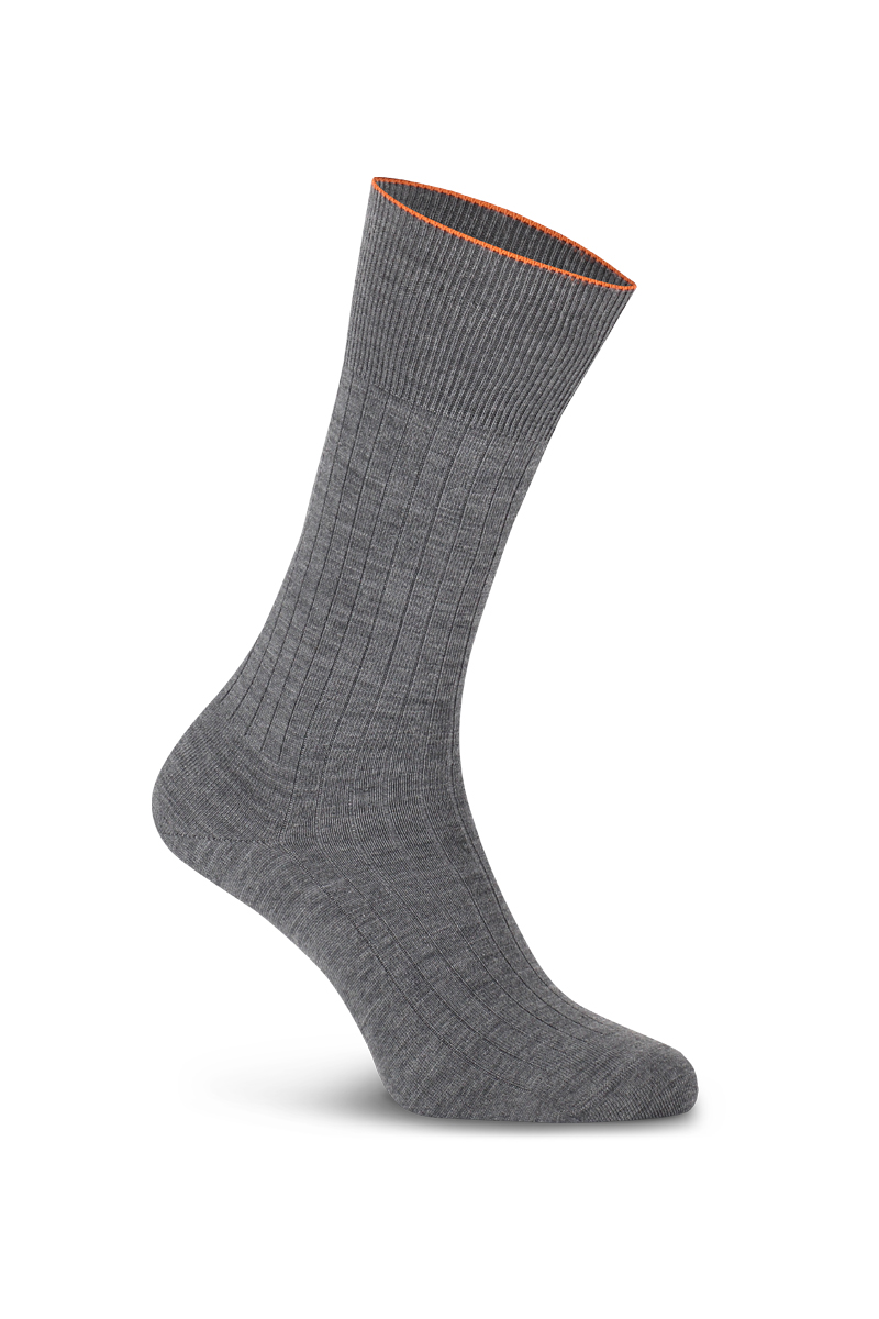 Joe Sock Rib Harvard Grey 3-Pack