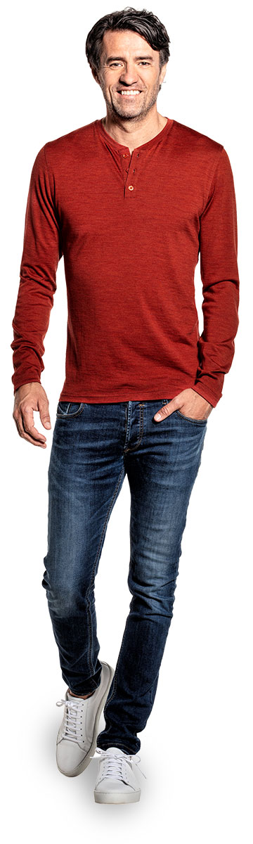 Shirt Henley Long Sleeve Copper Canyon