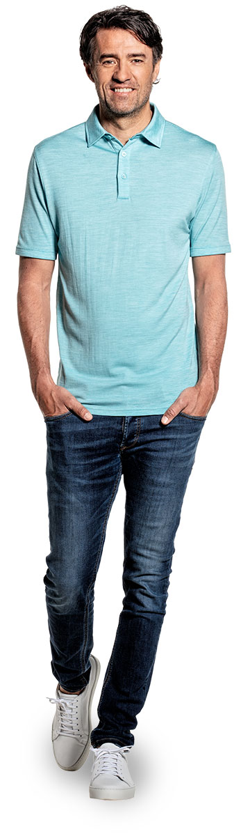 Joe Shirt Polo Short Sleeve Blue Capri