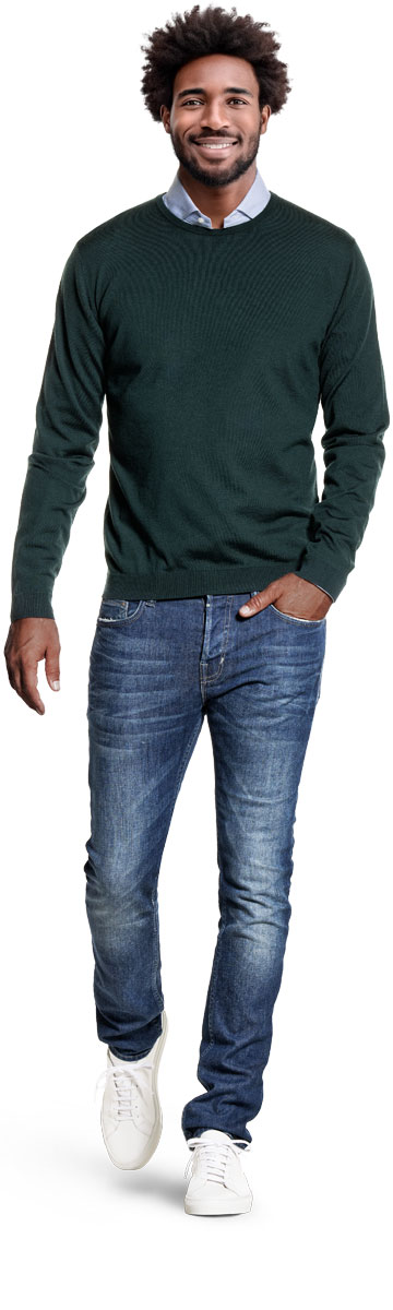 Classic Crew Very Dark Green