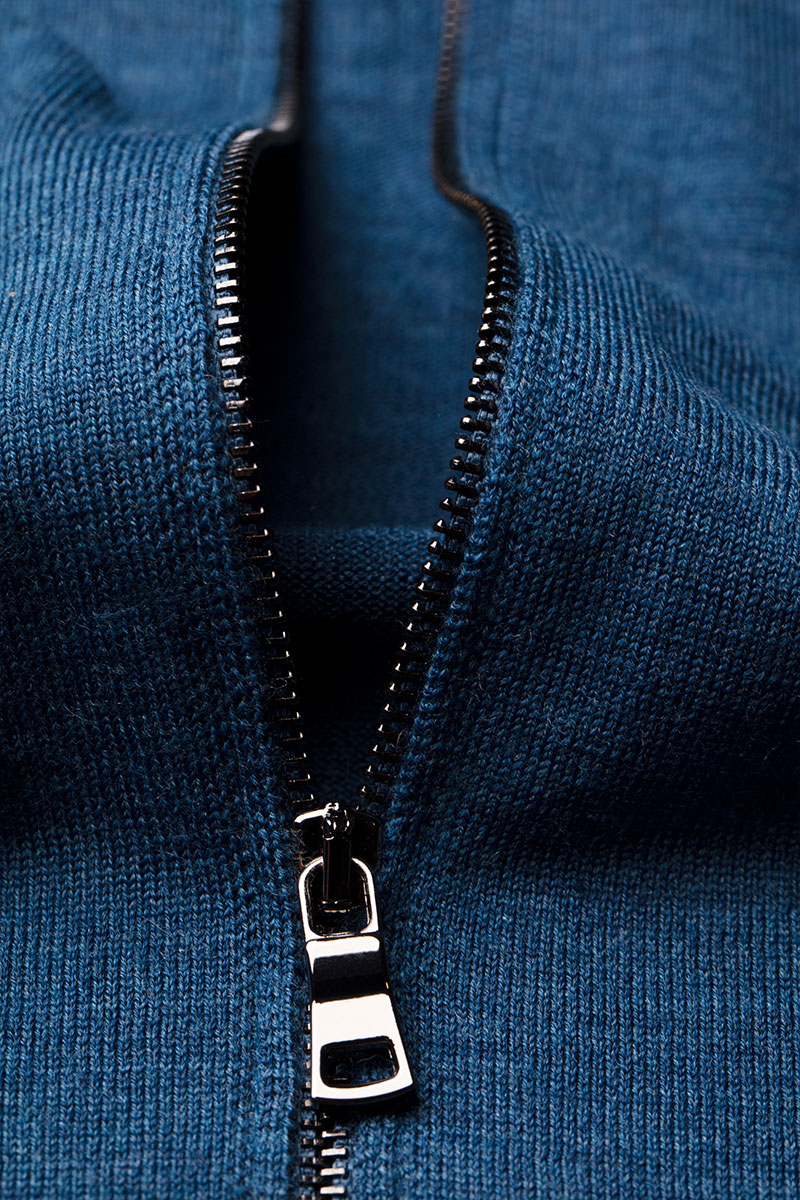 Joe Riva Cardigan Zip Federal Blue 