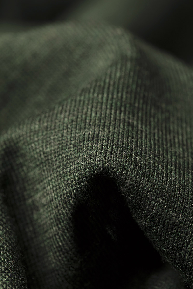 Joe V-neck Extra Long British Green