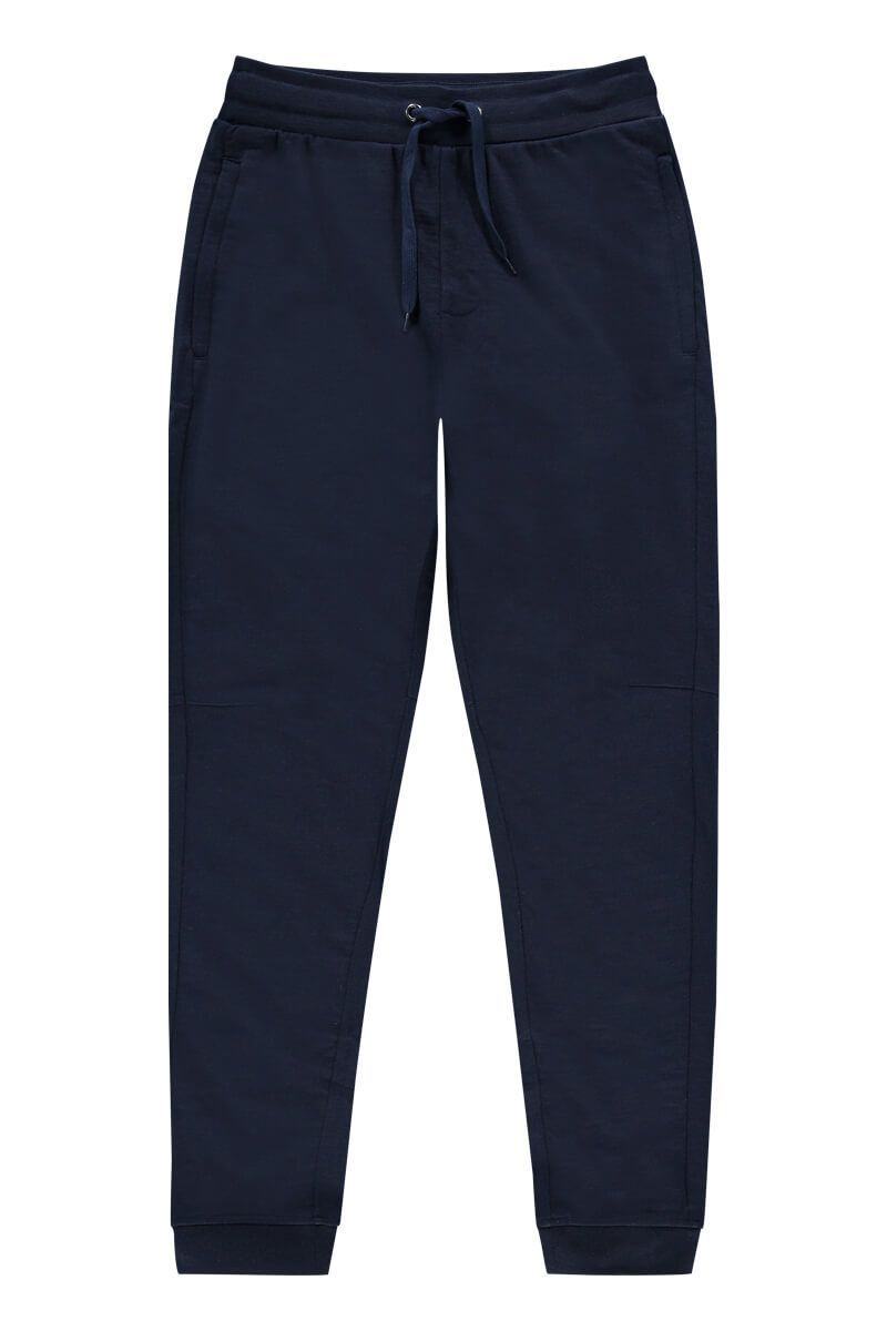 Sweatpants voor lange mannen in het blauw