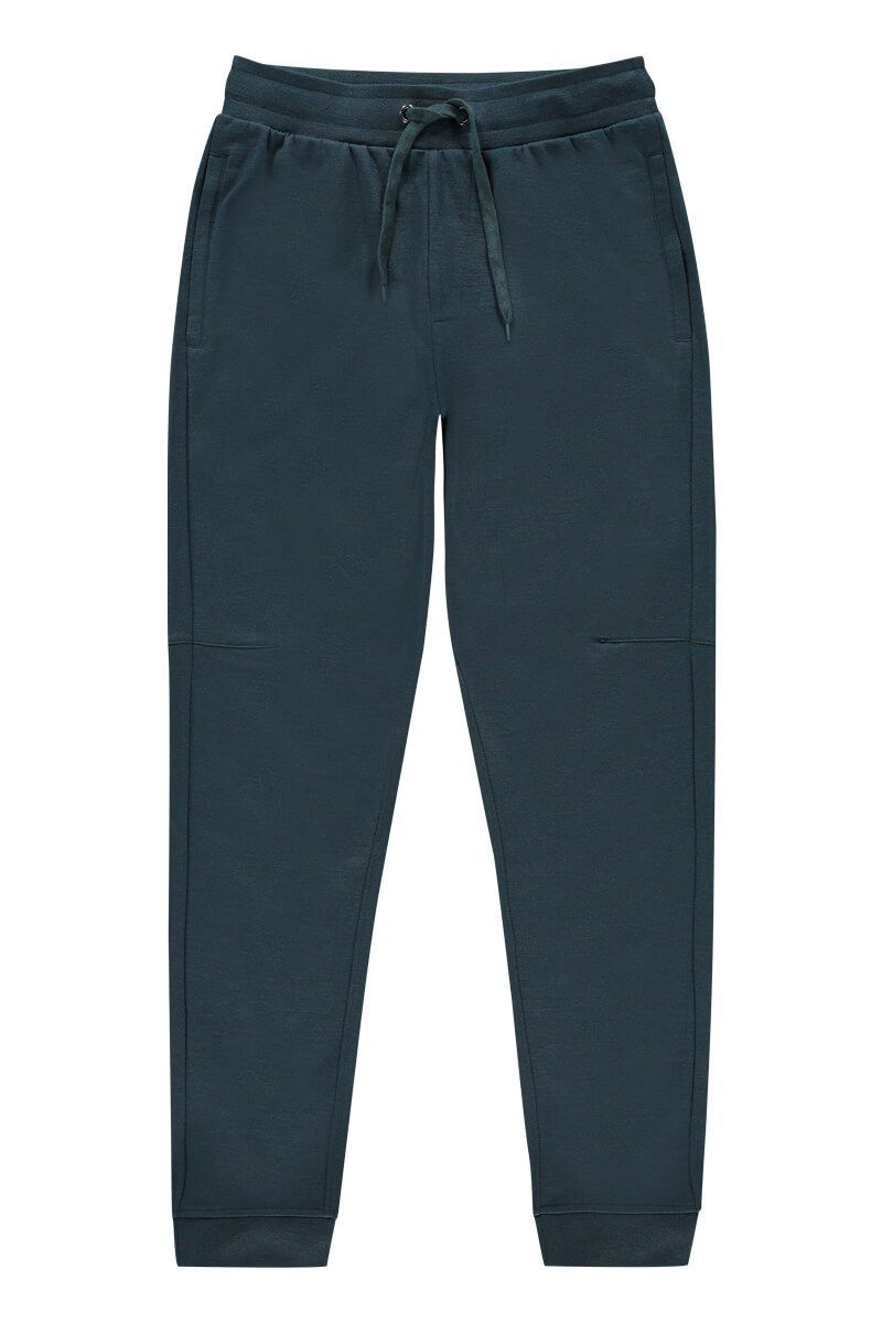 Sweatpants voor lange mannen in het groen