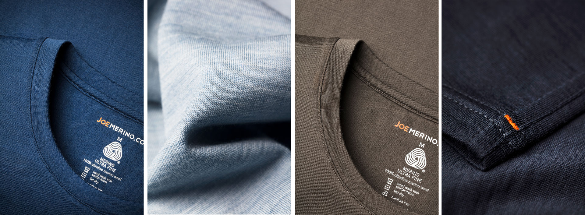 Detailfoto von Merino Shirt