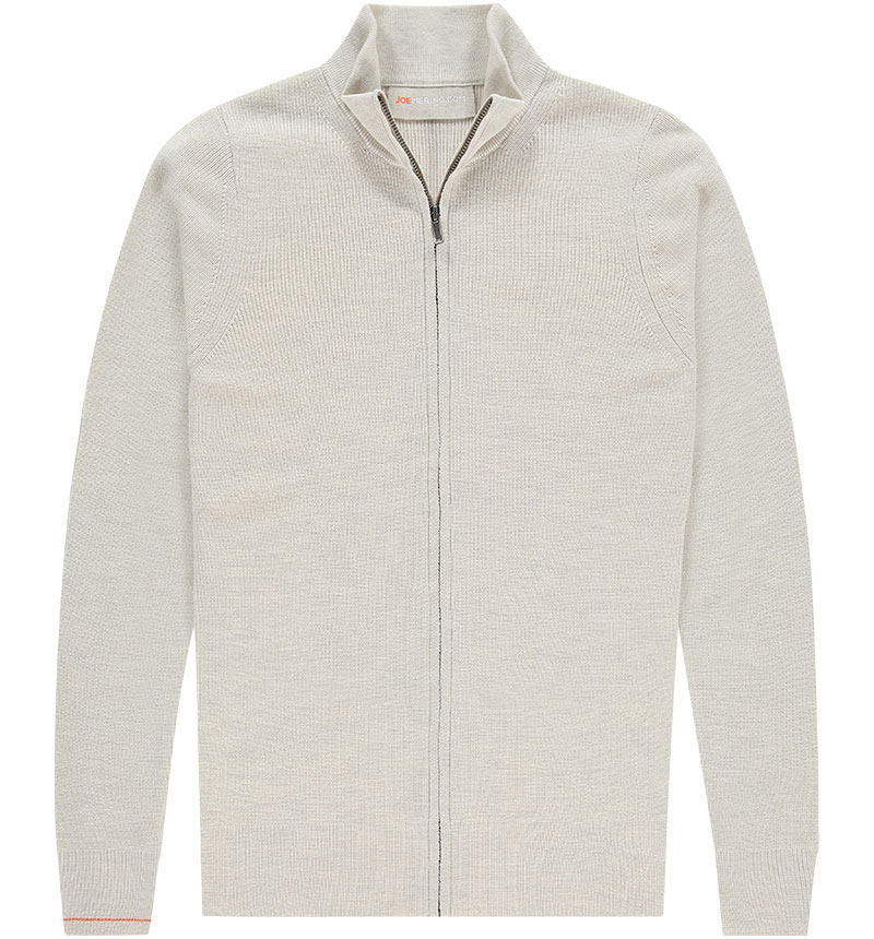 Joe RibZip Wool White