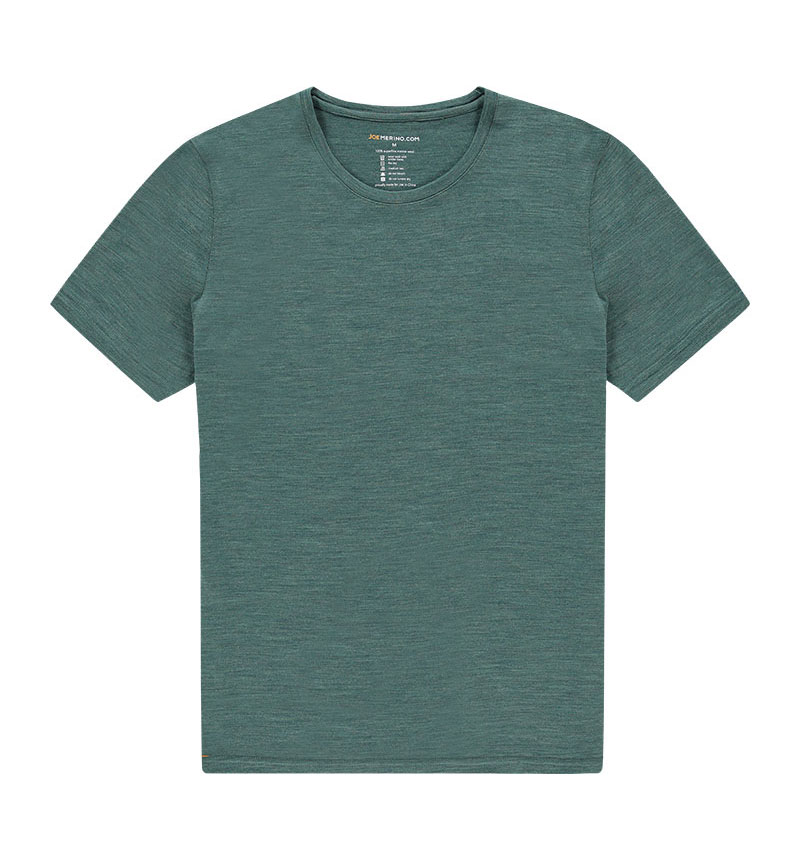 Merino T-shirt with round neck